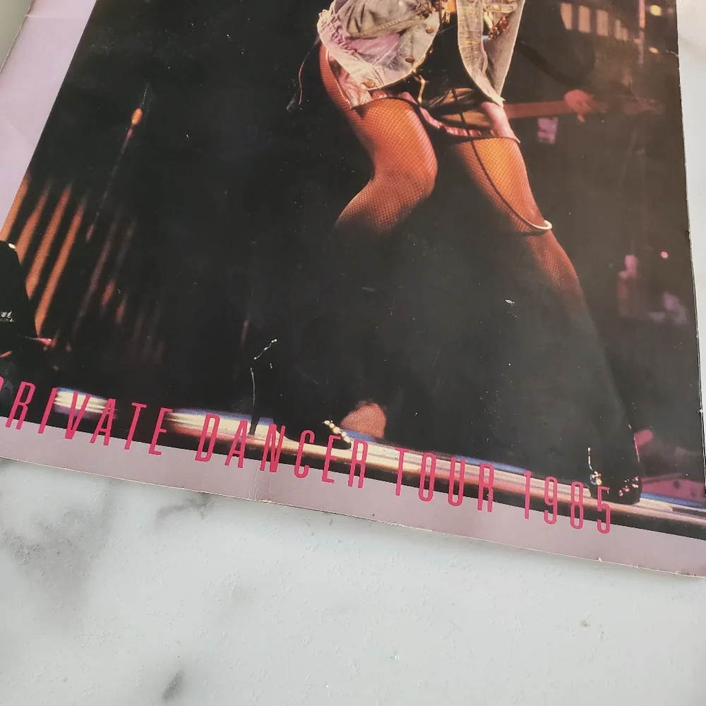 Tina Turner Private Dancer 1985 Concert Tour Program Book